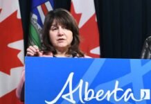 Minister Adriana LaGrange defends Alberta’s plan for public-private health care model