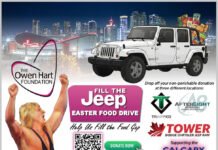 Owen Hart Foundation Easter ‘Fill the Jeep’ Food Drive 2026
